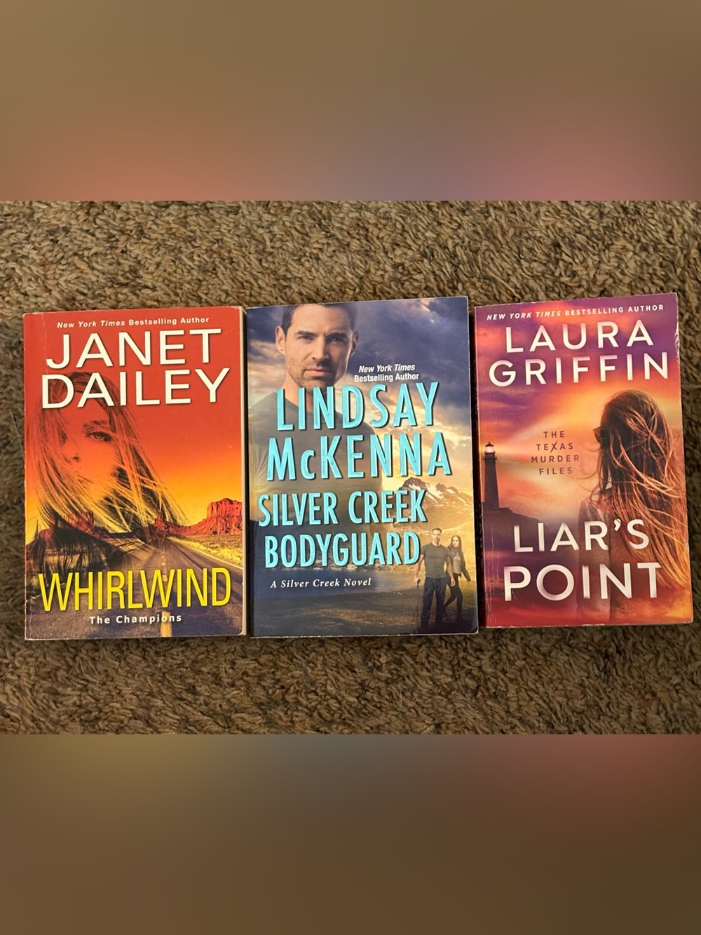 3 Romance/Adventure Novels. GUC.